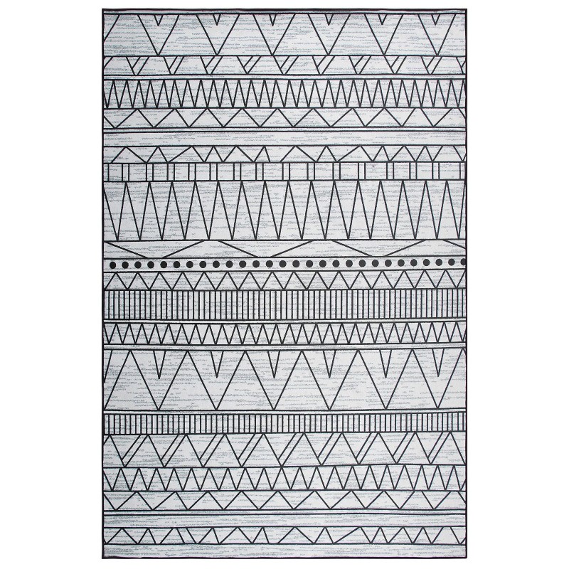 Dywan 140 x 200 cm czarno-szary KEBAN Dywan 140 x 200 cm czarno-szary KEBAN