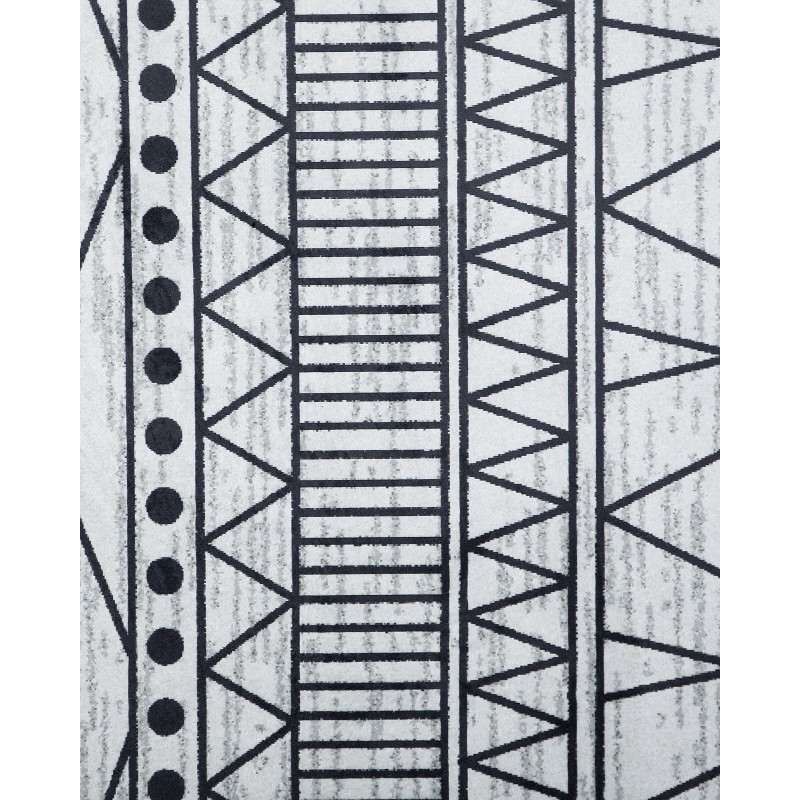 Dywan 140 x 200 cm czarno-szary KEBAN Dywan 140 x 200 cm czarno-szary KEBAN