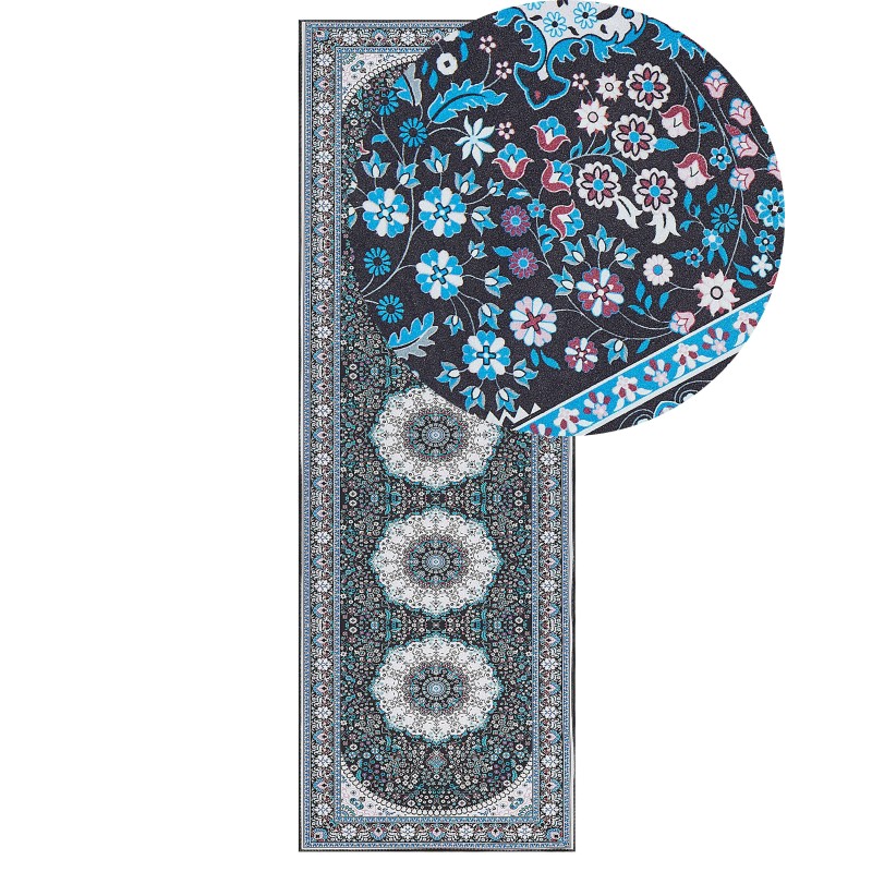 Dywan 80 x 240 cm niebieski GEDIZ Dywan 80 x 240 cm niebieski GEDIZ