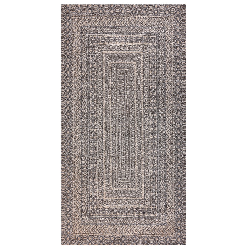 Dywan 80 x 150 cm beżowo-szary BAGLAR Dywan 80 x 150 cm beżowo-szary BAGLAR