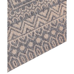 Dywan 80 x 150 cm beżowo-szary BAGLAR Dywan 80 x 150 cm beżowo-szary BAGLAR