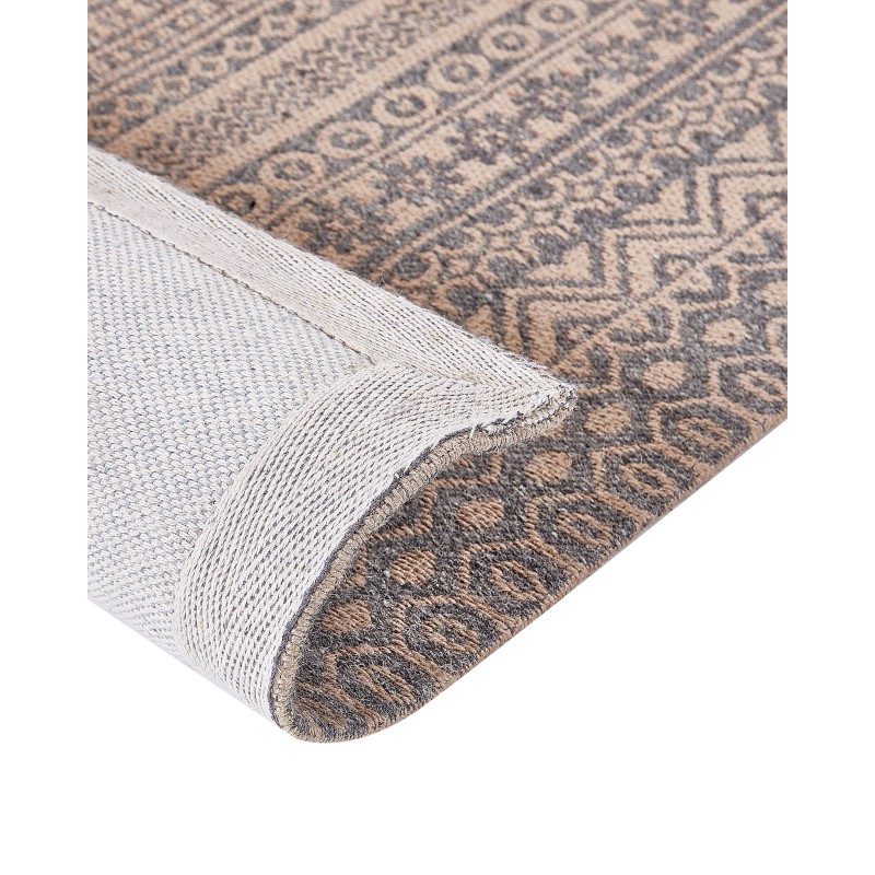 Dywan 80 x 150 cm beżowo-szary BAGLAR Dywan 80 x 150 cm beżowo-szary BAGLAR
