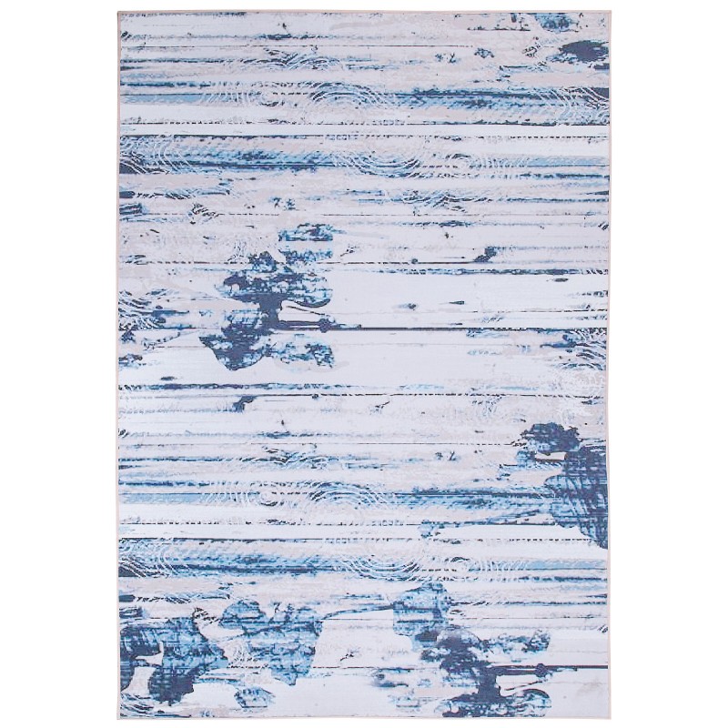 Dywan 160 x 230 cm niebiesko-beżowy BURDUR Dywan 160 x 230 cm niebiesko-beżowy BURDUR