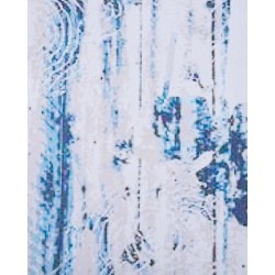 Dywan 160 x 230 cm niebiesko-beżowy BURDUR Dywan 160 x 230 cm niebiesko-beżowy BURDUR