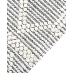 Dywan wełniany ze wzorem geometrycznym 200 x 300 cm beżowo-szary SOLHAN Dywan wełniany ze wzorem geometrycznym 200 x 300 cm beżowo-szary SOLHAN
