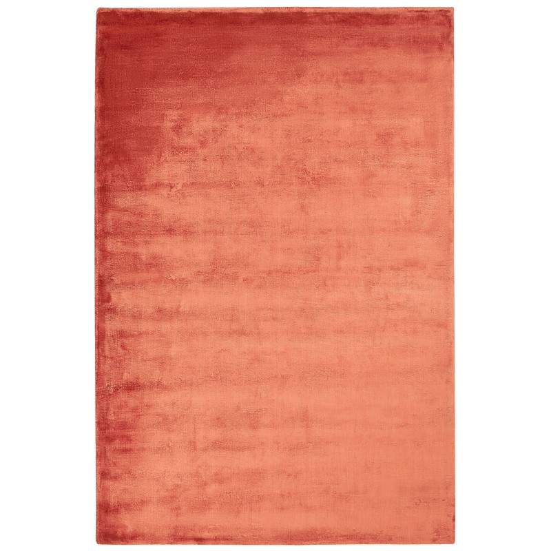 Dywan z wiskozy 160 x 230 cm pomarańczowy GESI II Dywan z wiskozy 160 x 230 cm pomarańczowy GESI II