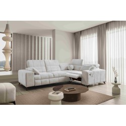 Ballagio II Mix Corner Sofa with Sleeping and Relax Function | Best Quality Weave, Spring 1104