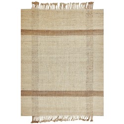 Dywan z juty 160 x 230 cm beżowy YELMEZ Dywan z juty 160 x 230 cm beżowy YELMEZ