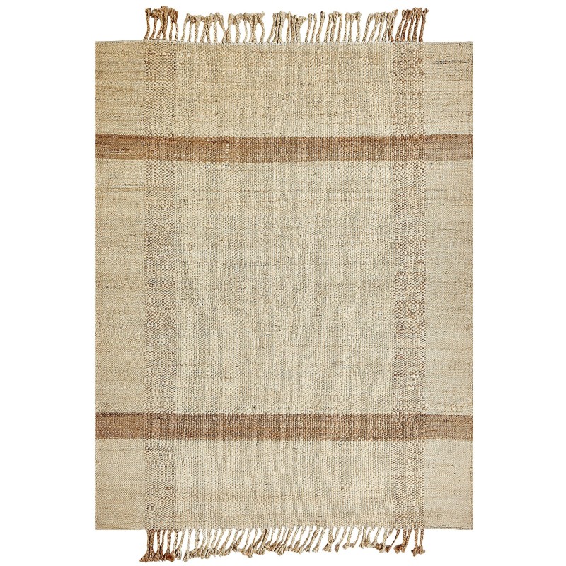 Dywan z juty 160 x 230 cm beżowy YELMEZ Dywan z juty 160 x 230 cm beżowy YELMEZ