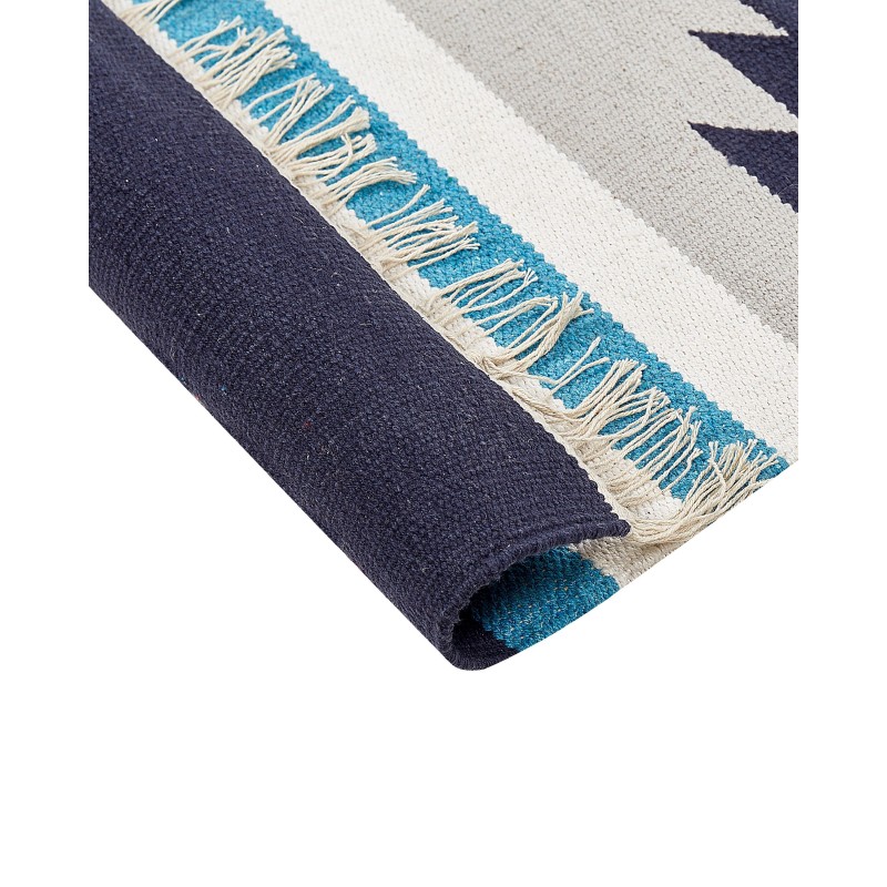 Dywan bawełniany kilim 80 x 300 cm wielokolorowy NORATUS Dywan bawełniany kilim 80 x 300 cm wielokolorowy NORATUS