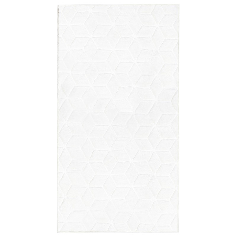 Dywan sztuczne futro królika 80 x 150 cm biały THATTA Dywan sztuczne futro królika 80 x 150 cm biały THATTA