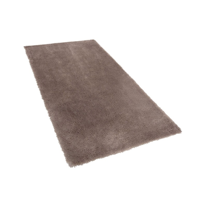 Dywan shaggy 80 x 150 cm brązowy EVREN Dywan shaggy 80 x 150 cm brązowy EVREN