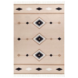 Dywan bawełniany kilim 200 x 300 cm wielokolorowy BERDIK Dywan bawełniany kilim 200 x 300 cm wielokolorowy BERDIK