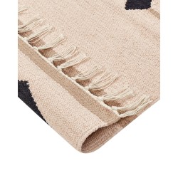 Dywan bawełniany kilim 200 x 300 cm wielokolorowy BERDIK Dywan bawełniany kilim 200 x 300 cm wielokolorowy BERDIK