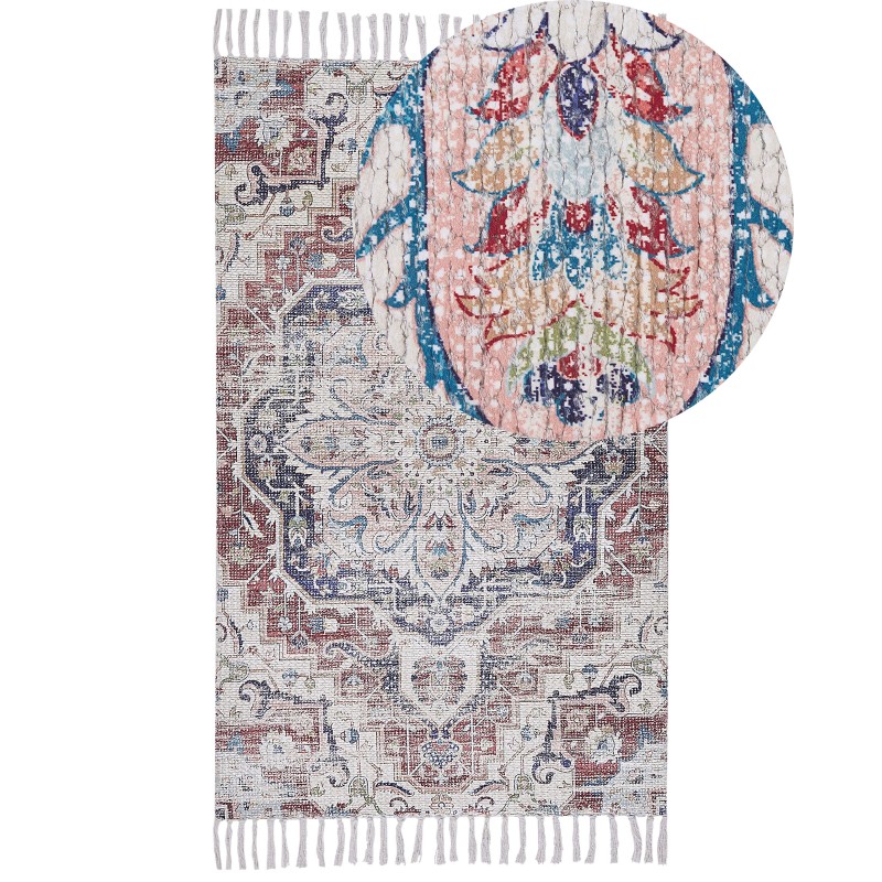 Dywan 80 x 150 cm wielokolorowy KELKIT Dywan 80 x 150 cm wielokolorowy KELKIT