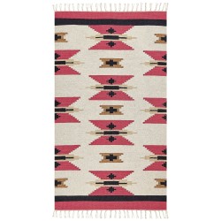 Dywan bawełniany kilim 80 x 150 cm wielokolorowy GARNI Dywan bawełniany kilim 80 x 150 cm wielokolorowy GARNI