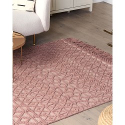 Dywan 160 x 230 cm różowy ALUCRA Dywan 160 x 230 cm różowy ALUCRA
