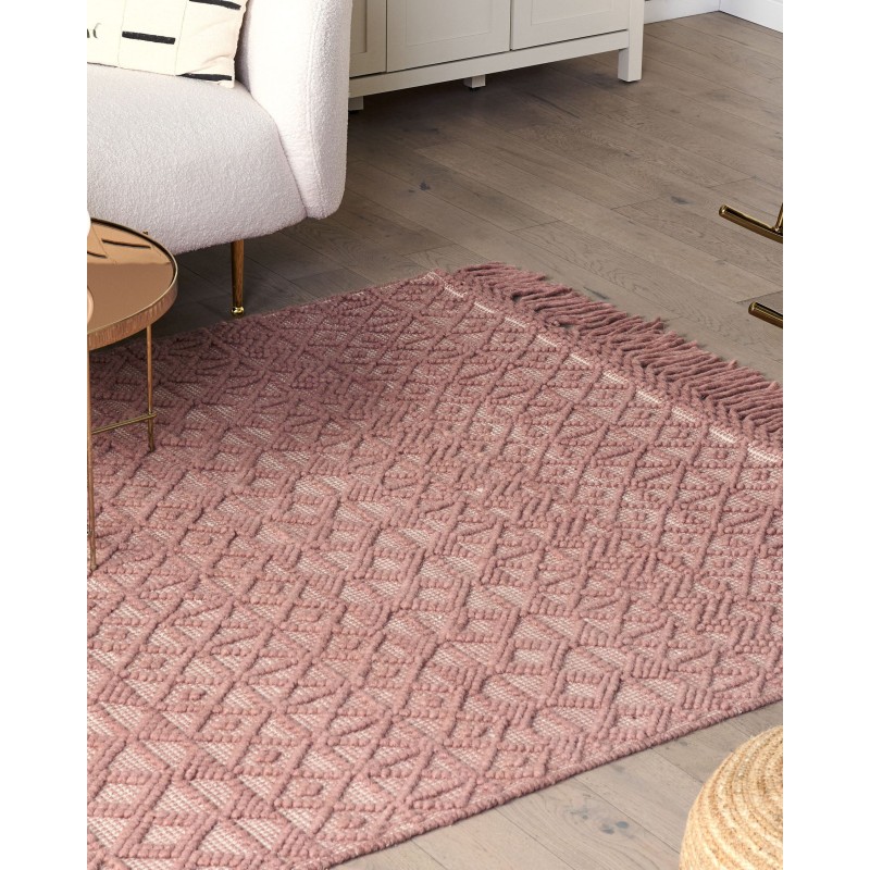 Dywan 160 x 230 cm różowy ALUCRA Dywan 160 x 230 cm różowy ALUCRA