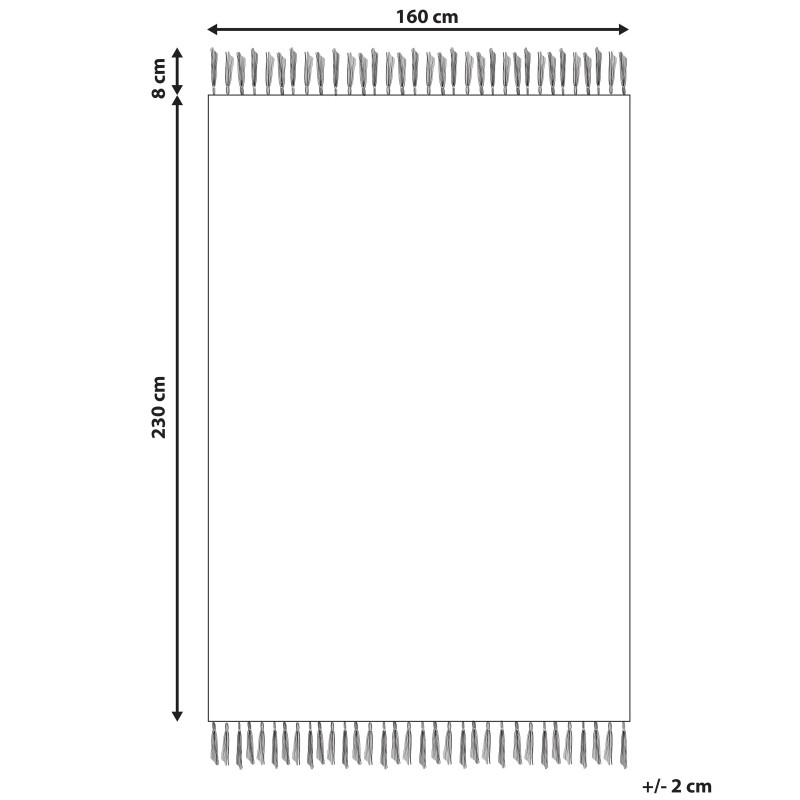 Dywan 160 x 230 cm różowy ALUCRA Dywan 160 x 230 cm różowy ALUCRA