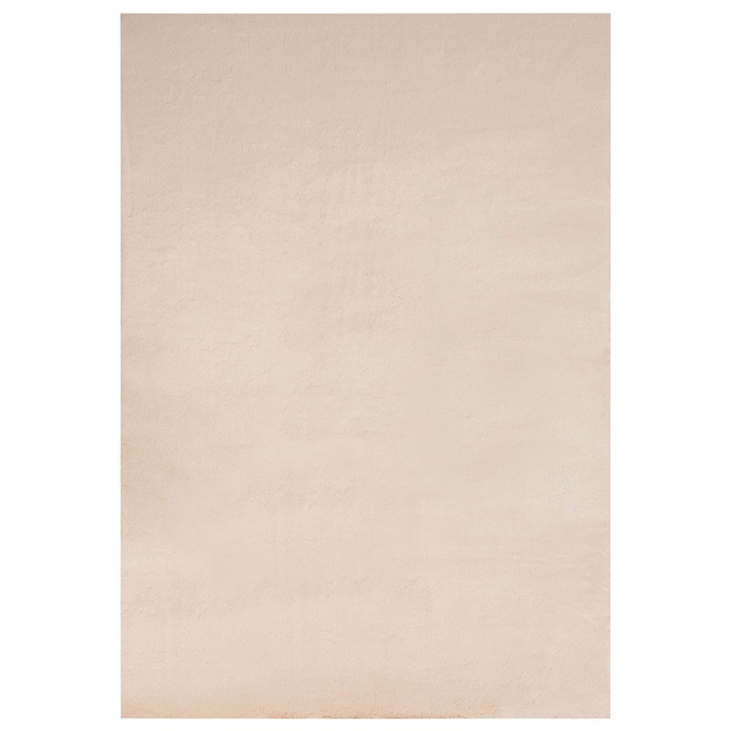 Dywan sztuczne futro królika 160 x 230 cm beżowy MIRPUR Dywan sztuczne futro królika 160 x 230 cm beżowy MIRPUR
