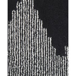Dywan bawełniany 140 x 200 cm czarno-biały BATHINDA Dywan bawełniany 140 x 200 cm czarno-biały BATHINDA