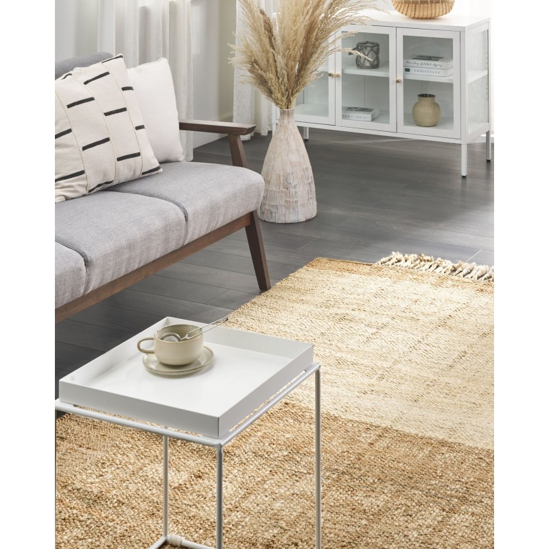 Dywan z juty 160 x 230 cm beżowy KARKIN Dywan z juty 160 x 230 cm beżowy KARKIN