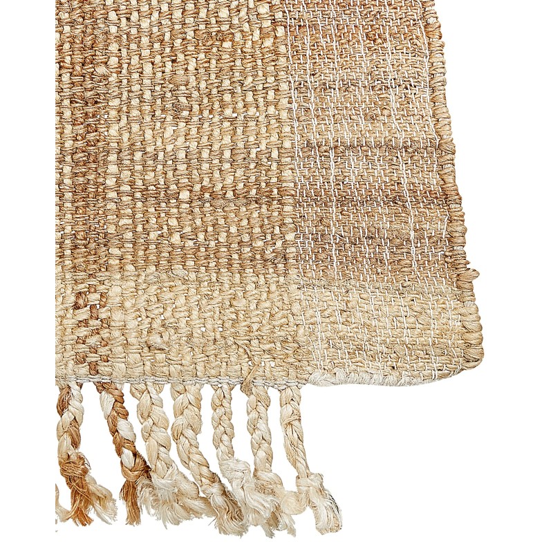 Dywan z juty 160 x 230 cm beżowy KARKIN Dywan z juty 160 x 230 cm beżowy KARKIN