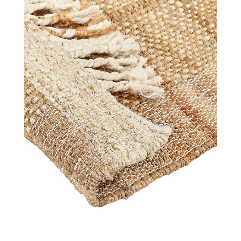 Dywan z juty 160 x 230 cm beżowy KARKIN Dywan z juty 160 x 230 cm beżowy KARKIN