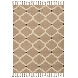 Dywan z juty 160 x 230 cm beżowy ORENCIK Dywan z juty 160 x 230 cm beżowy ORENCIK