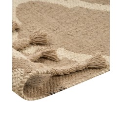 Dywan z juty 160 x 230 cm beżowy ORENCIK Dywan z juty 160 x 230 cm beżowy ORENCIK