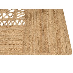 Dywan z juty 160 x 230 cm beżowy YENIKOY Dywan z juty 160 x 230 cm beżowy YENIKOY