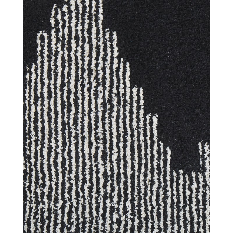 Dywan bawełniany 80 x 150 cm czarno-biały BATHINDA Dywan bawełniany 80 x 150 cm czarno-biały BATHINDA