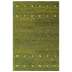 Dywan wełniany gabbeh 200 x 300 cm zielony YULAFI Dywan wełniany gabbeh 200 x 300 cm zielony YULAFI