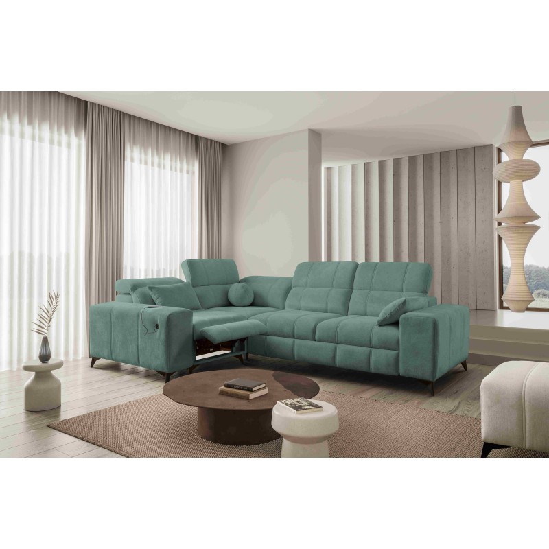 Narożnik ballagio II Mix z funkcją spania oraz funkcją relax tkanina Spring 1116 Narożnik ballagio II Mix z funkcją spania oraz funkcją relax tkanina Spring 1116