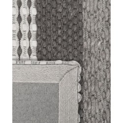 Dywan wełniany 160 x 220 cm szary AKKAYA Dywan wełniany 160 x 220 cm szary AKKAYA
