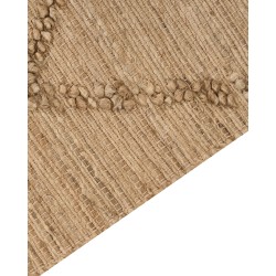 Dywan z juty 200 x 300 cm beżowy HANDERE Dywan z juty 200 x 300 cm beżowy HANDERE