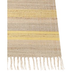 Dywan z juty 160 x 230 cm beżowo-żółty TALPUR Dywan z juty 160 x 230 cm beżowo-żółty TALPUR