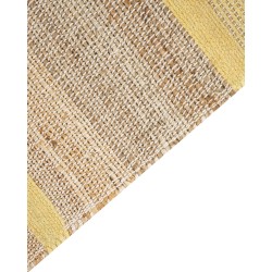 Dywan z juty 160 x 230 cm beżowo-żółty TALPUR Dywan z juty 160 x 230 cm beżowo-żółty TALPUR
