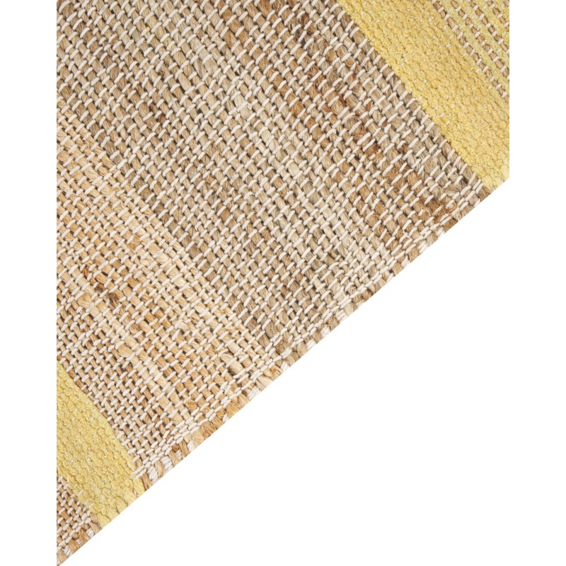 Dywan z juty 160 x 230 cm beżowo-żółty TALPUR Dywan z juty 160 x 230 cm beżowo-żółty TALPUR