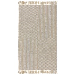 Dywan z juty 80 x 150 cm beżowy ADABAG Dywan z juty 80 x 150 cm beżowy ADABAG