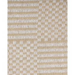 Dywan z juty 80 x 150 cm beżowy ADABAG Dywan z juty 80 x 150 cm beżowy ADABAG