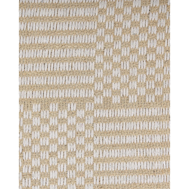 Dywan z juty 80 x 150 cm beżowy ADABAG Dywan z juty 80 x 150 cm beżowy ADABAG