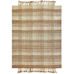 Dywan z juty 160 x 230 cm beżowy BERISSA Dywan z juty 160 x 230 cm beżowy BERISSA