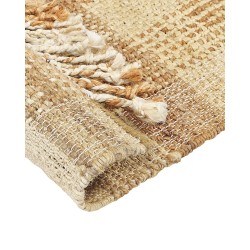 Dywan z juty 160 x 230 cm beżowy BERISSA Dywan z juty 160 x 230 cm beżowy BERISSA