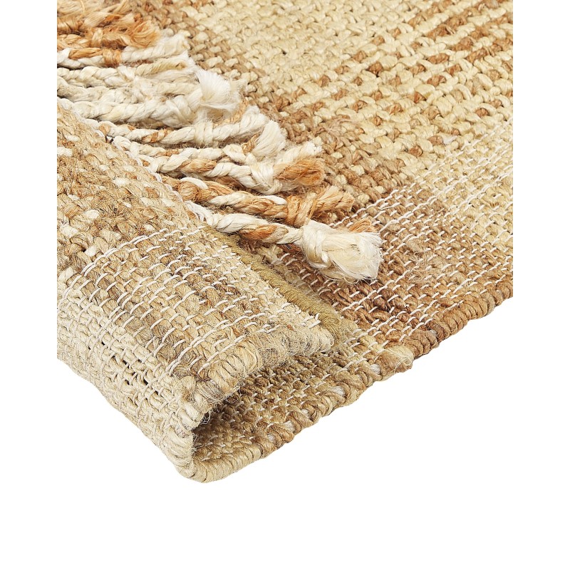Dywan z juty 160 x 230 cm beżowy BERISSA Dywan z juty 160 x 230 cm beżowy BERISSA