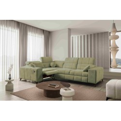 Narożnik ballagio II Mix z funkcją spania oraz funkcją relax tkanina Spring 1115