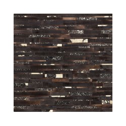 Dywan skórzany 200 x 200 cm brązowy ARTVIN Dywan skórzany 200 x 200 cm brązowy ARTVIN