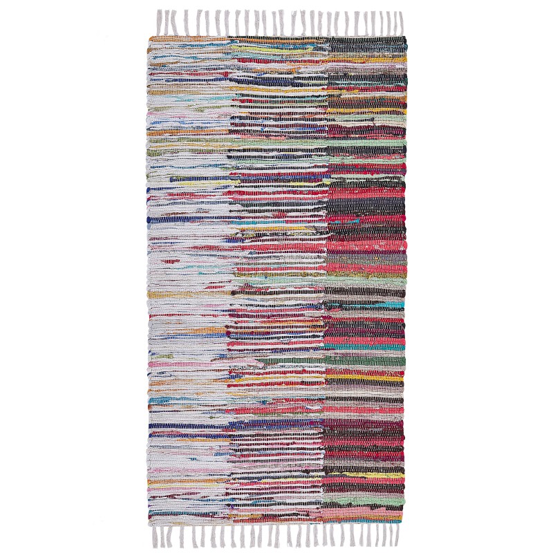 Dywan bawełniany 80 x 150 cm wielokolorowy MERSIN Dywan bawełniany 80 x 150 cm wielokolorowy MERSIN