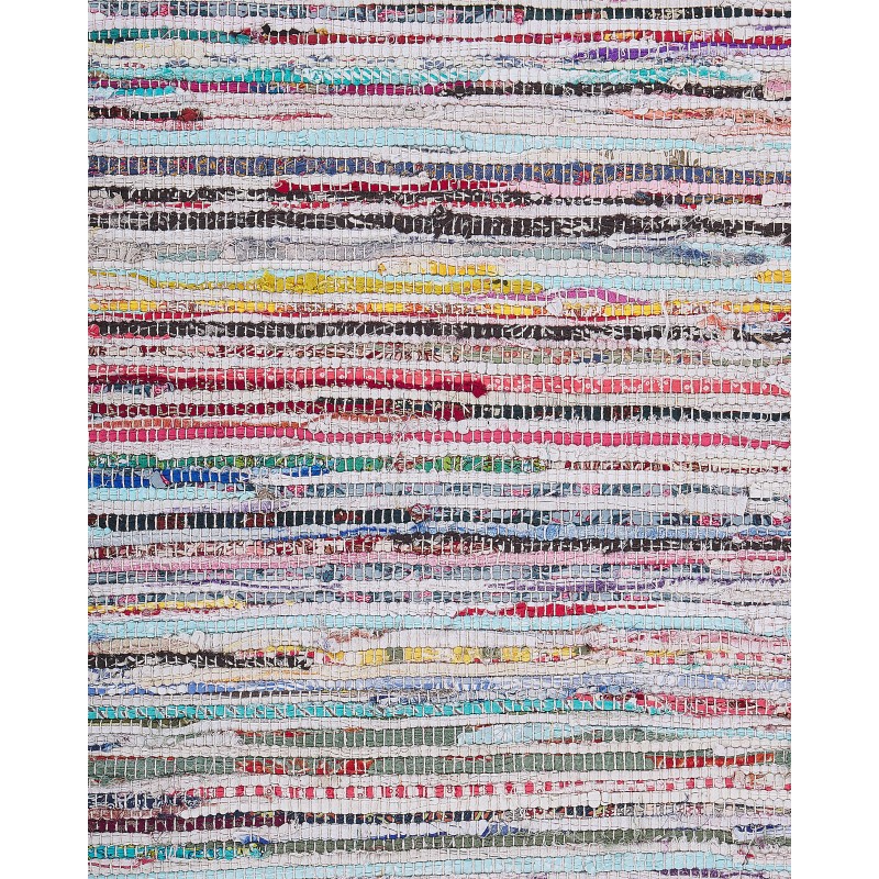 Dywan bawełniany 80 x 150 cm wielokolorowy MERSIN Dywan bawełniany 80 x 150 cm wielokolorowy MERSIN