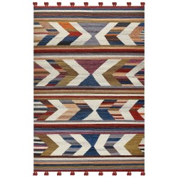 Dywan wełniany kilim 200 x 300 cm wielokolorowy MRGASHAT Dywan wełniany kilim 200 x 300 cm wielokolorowy MRGASHAT